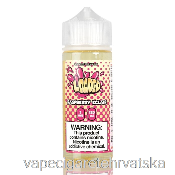 Vape Cigarete Raspberry Eclair - Puna E-tekućina - Nemilosrdne Pare - 120 Ml 0 Mg